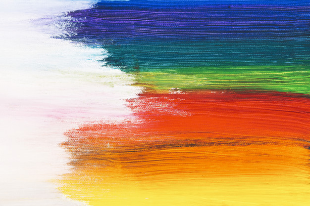 Colorful brush stroke textured background