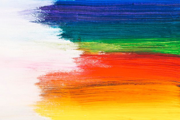 Colorful brush stroke textured background